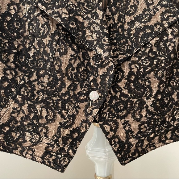 Vintage Christian Lacroix Short Lace Blazer Jacket Size 40 EU 6 US - Picture 4 of 12